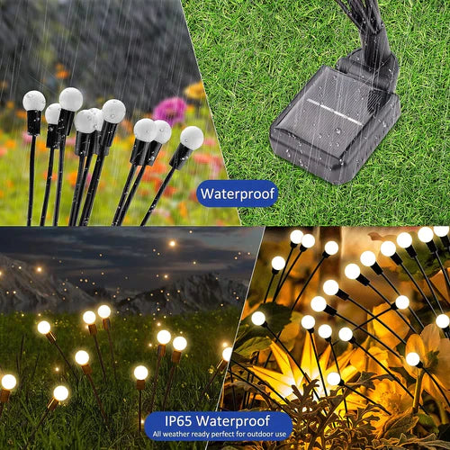Luz de jardín Luciernagas con energía solar🎄💫(Sets de 2)