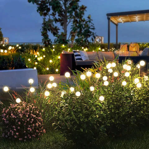 Luz de jardín Luciernagas con energía solar🎄💫(Sets de 2)