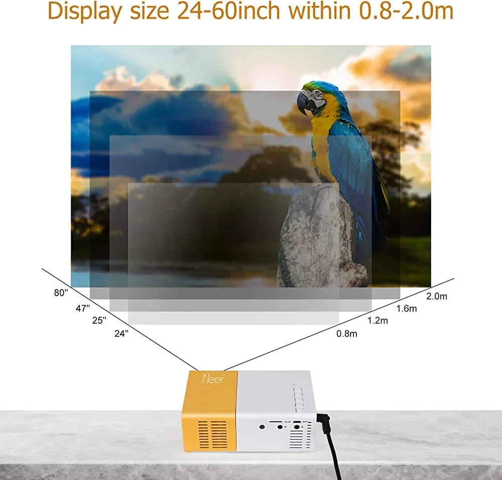 Mini Proyector LED Portatil